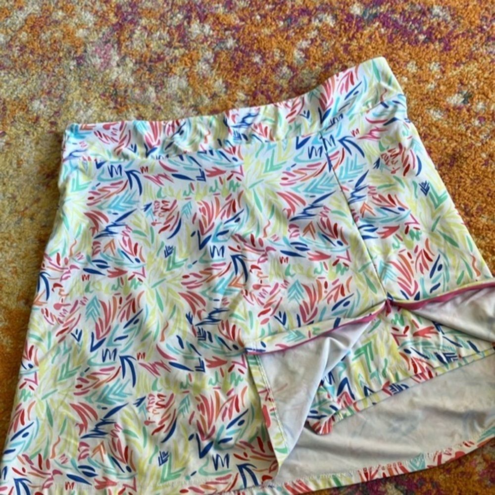 ANTHONY'S RESORT WEAR Womens Skort L Large Been to the Keys? Pickleball